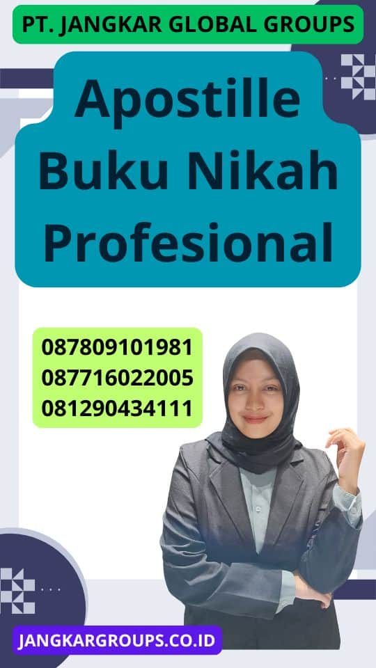 Apostille Buku Nikah Profesional