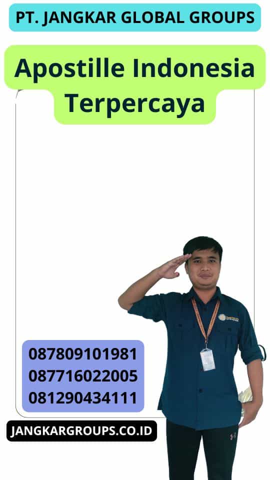 Apostille Indonesia Terpercaya