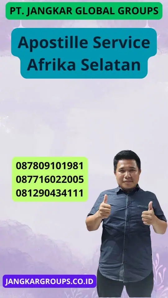 Apostille Service Afrika Selatan