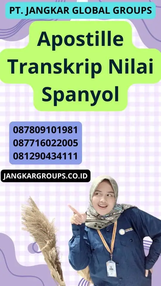 Apostille Transkrip Nilai Spanyol