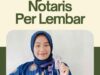Biaya Legalisasi Notaris Per Lembar