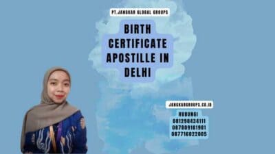 Birth Certificate Apostille In Delhi