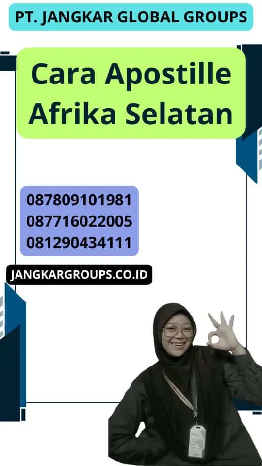 Cara Apostille Afrika Selatan