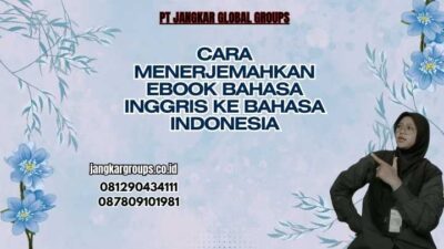 Cara Menerjemahkan Ebook Bahasa Inggris Ke Bahasa Indonesia