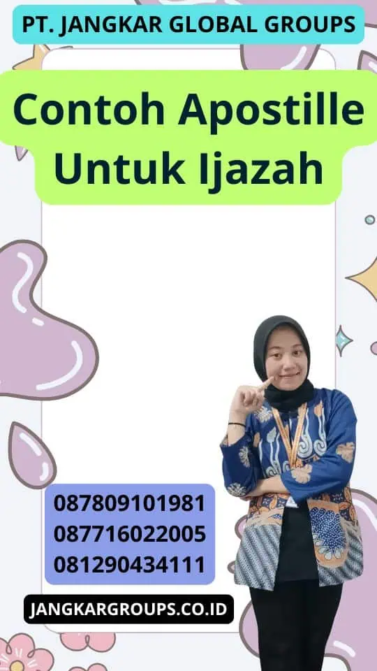 Contoh Apostille Untuk Ijazah