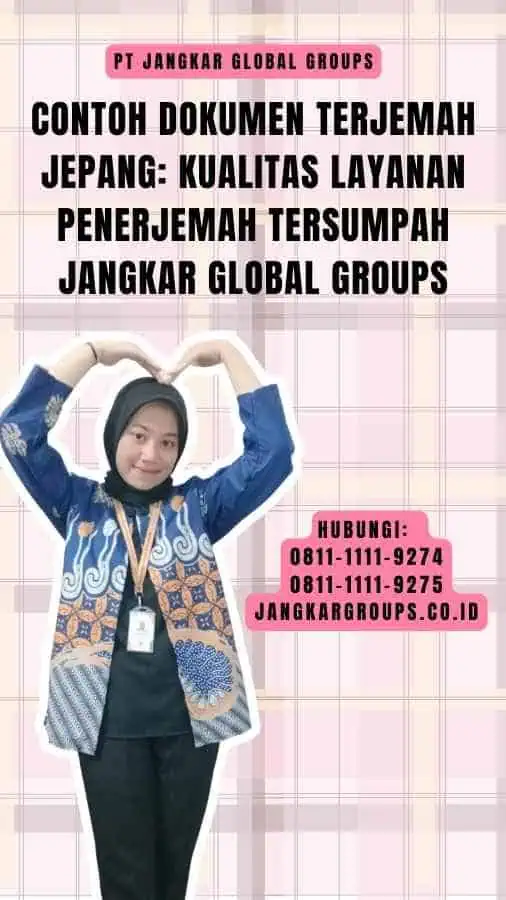 Contoh Dokumen Terjemah Jepang Kualitas Layanan Penerjemah Tersumpah Jangkar Global Groups