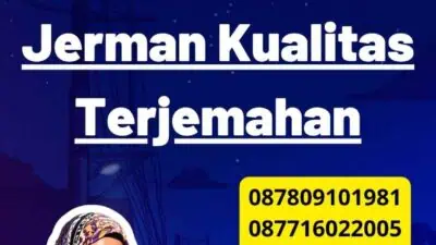 Contoh Hasil Penerjemah Jerman Kualitas Terjemahan