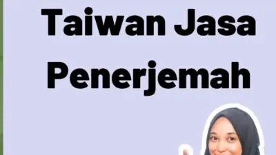 Contoh Hasil Penerjemahan Taiwan Jasa Penerjemah