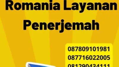 Contoh Penerjemah Ijazah Romania Layanan Penerjemah