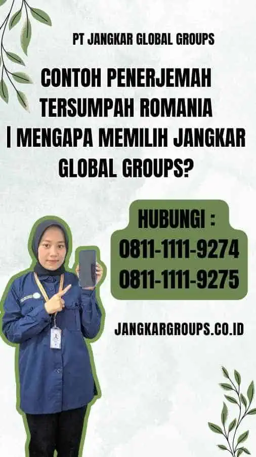 Contoh Penerjemah Tersumpah Romania Mengapa Memilih Jangkar Global Groups