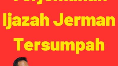 Contoh Terjemahan Ijazah Jerman Tersumpah