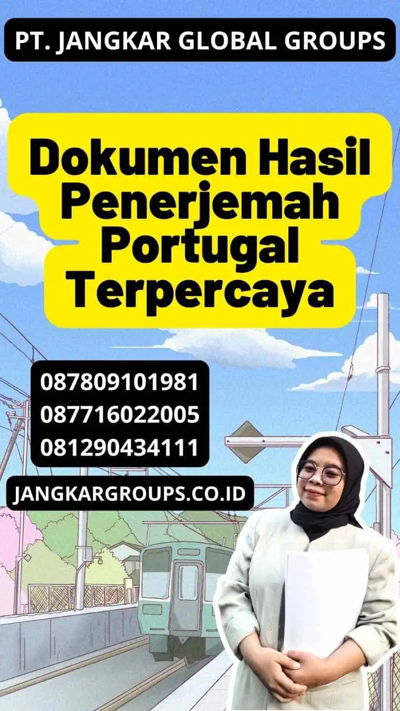 Dokumen Hasil Penerjemah Portugal Terpercaya