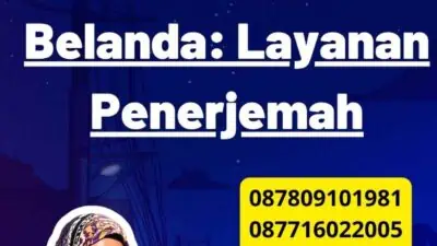 Dokumen Hasil Terjemah Belanda: Layanan Penerjemah