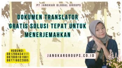 Dokumen Translator Gratis Solusi Tepat Untuk Menerjemahkan