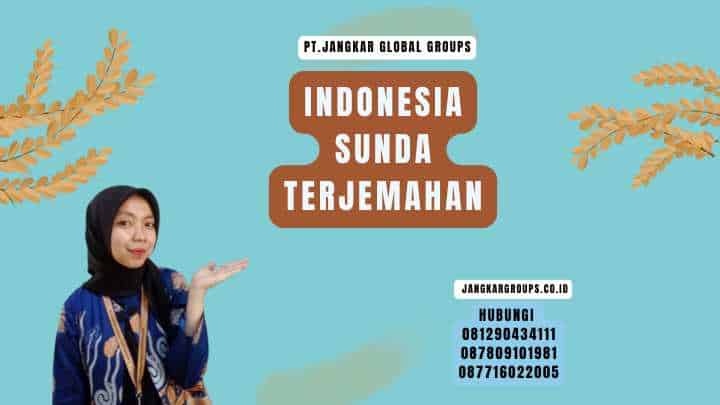 Indonesia Sunda Terjemahan