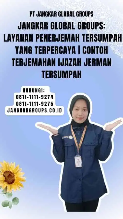 Jangkar Global Groups Layanan Penerjemah Tersumpah yang Terpercaya Contoh Terjemahan Ijazah Jerman Tersumpah