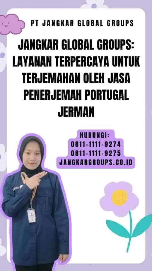 Jangkar Global Groups Layanan Terpercaya untuk Terjemahan oleh Jasa Penerjemah Portugal Jerman