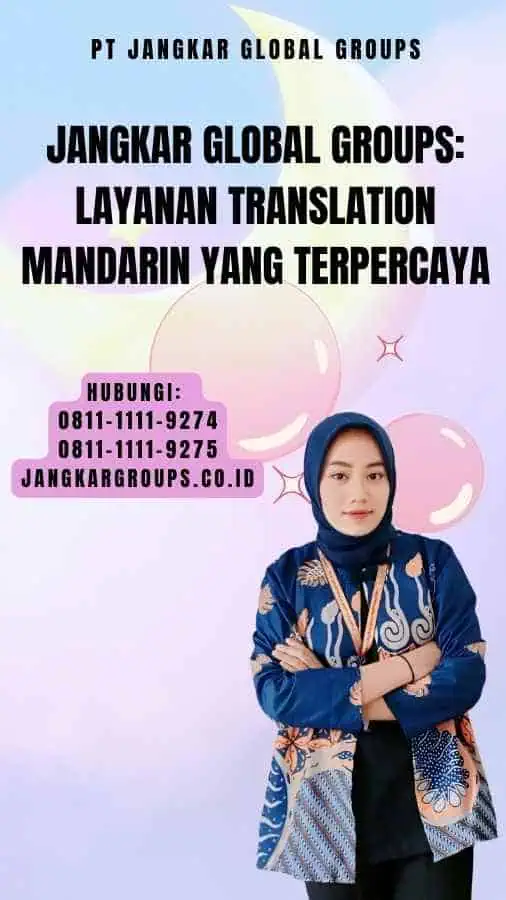 Jangkar Global Groups Layanan translation mandarin yang Terpercaya