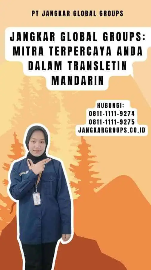 Jangkar Global Groups Mitra Terpercaya Anda dalam Transletin Mandarin