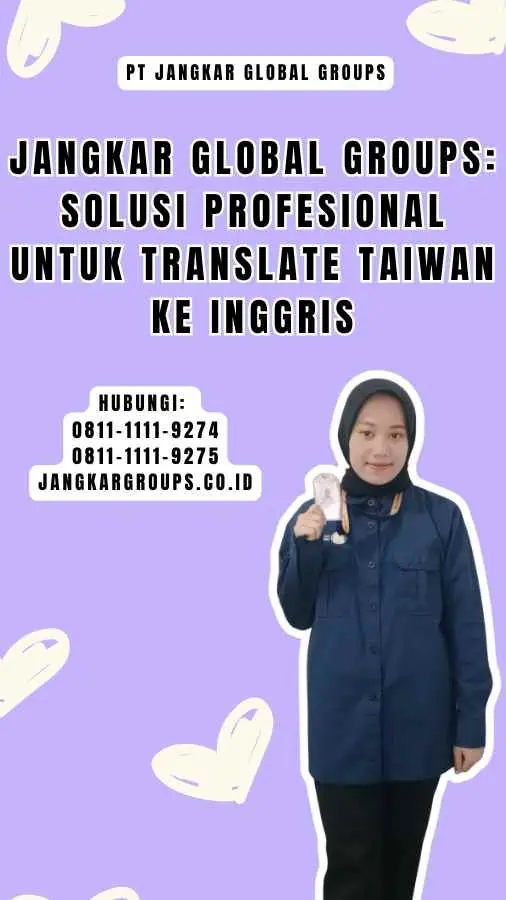 Jangkar Global Groups Solusi Profesional untuk translate taiwan ke inggris