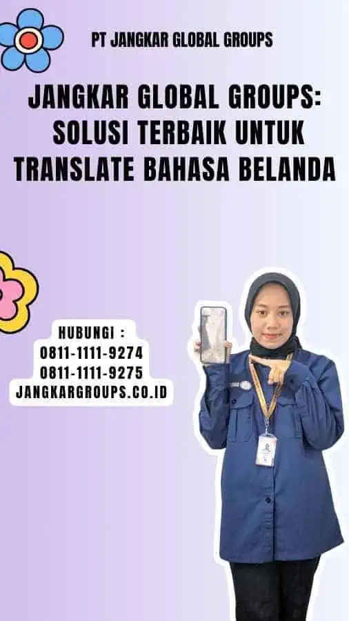 Jangkar Global Groups Solusi Terbaik untuk translate bahasa belanda