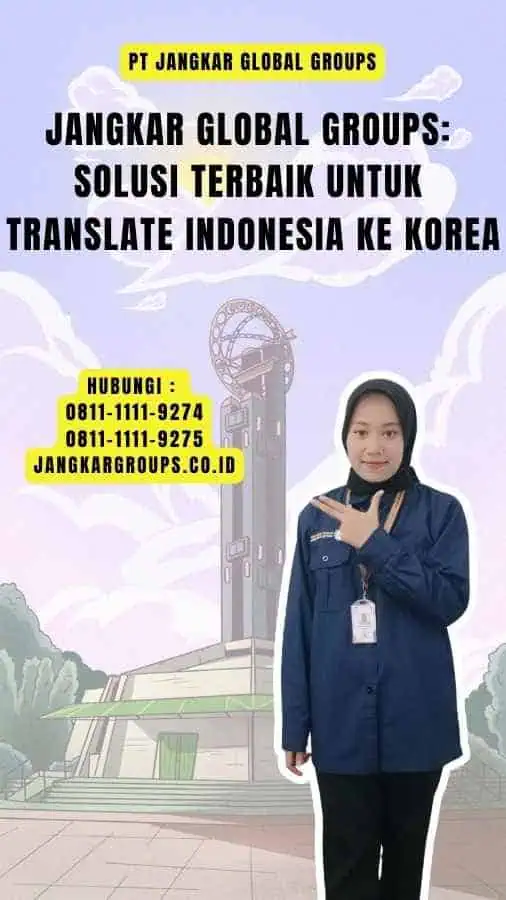 Jangkar Global Groups Solusi Terbaik untuk translate indonesia ke korea