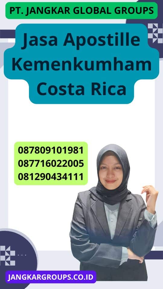 Jasa Apostille Kemenkumham Costa Rica