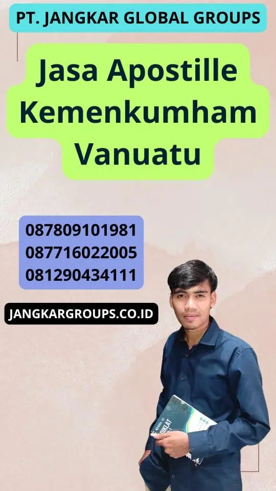 Jasa Apostille Kemenkumham Vanuatu