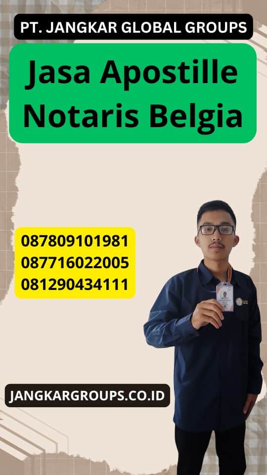 Jasa Apostille Notaris Belgia