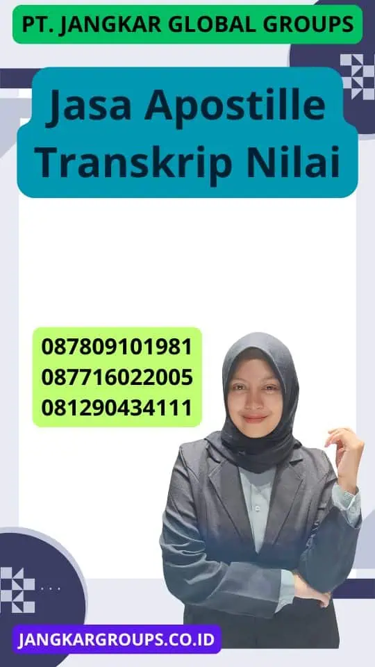 Jasa Apostille Transkrip Nilai