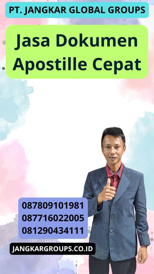 Jasa Dokumen Apostille Cepat