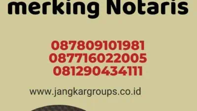 Jasa Legalisasi/Waarmerking Notaris