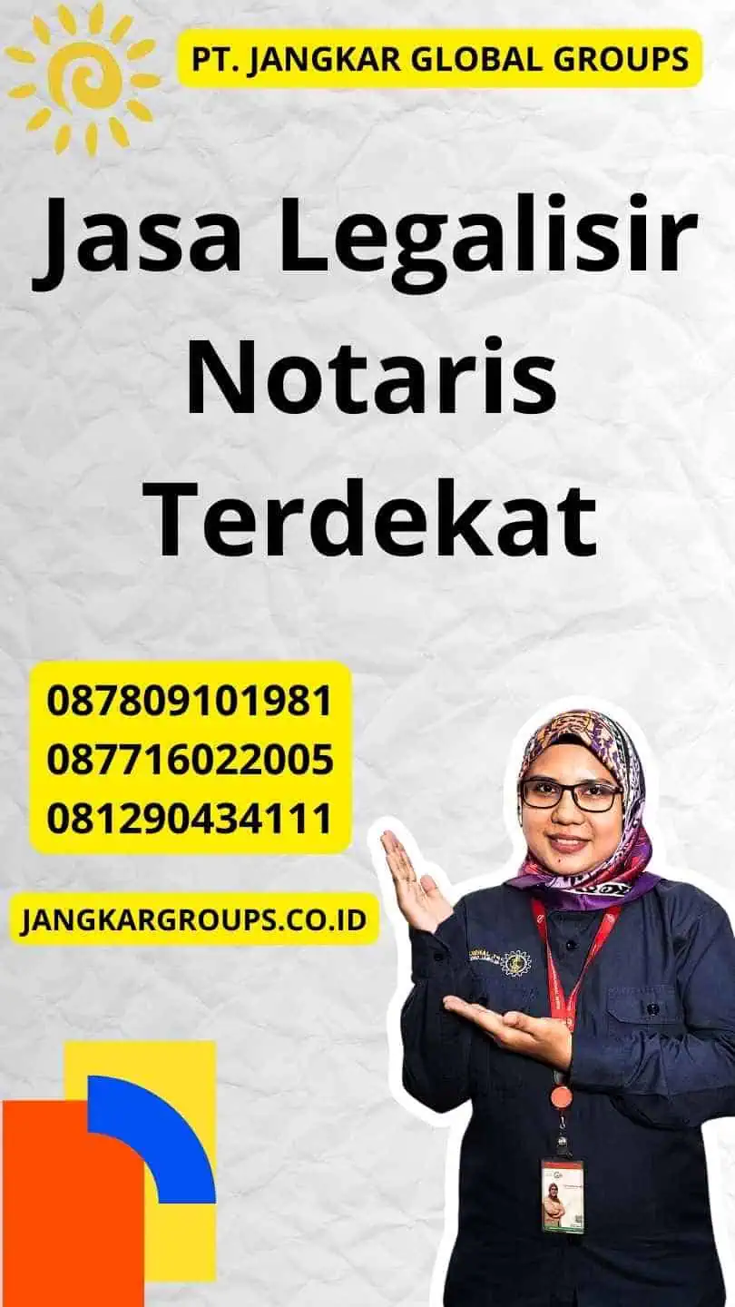 Jasa Legalisir Notaris Terdekat