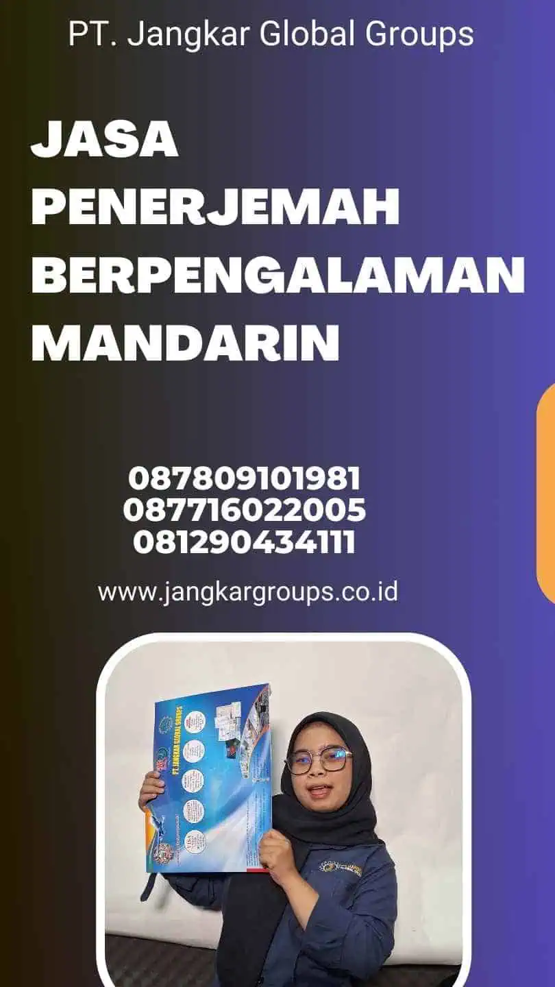 Jasa Penerjemah Berpengalaman Mandarin