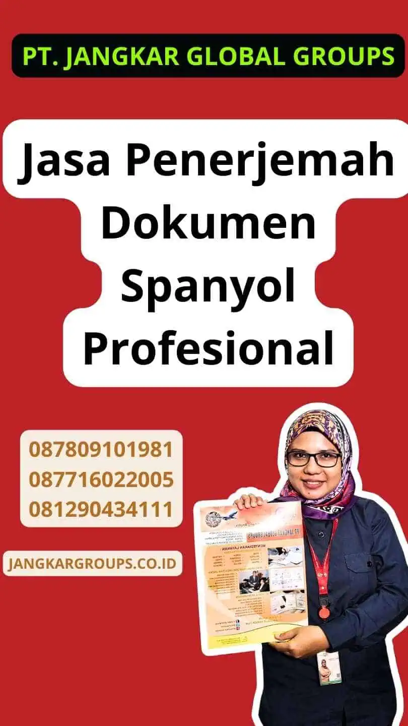 Jasa Penerjemah Dokumen Spanyol Profesional