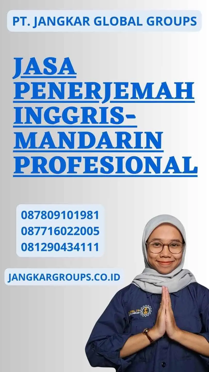 Jasa Penerjemah Inggris-Mandarin Profesional