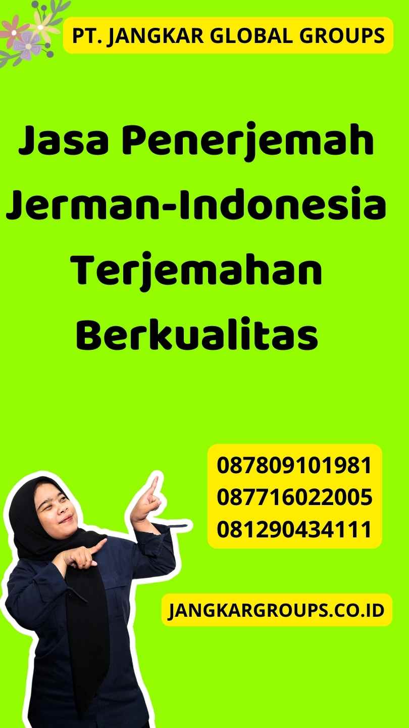 Jasa Penerjemah Jerman-Indonesia Terjemahan Berkualitas