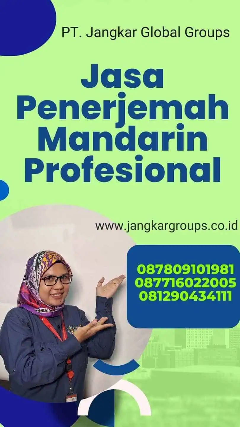 Jasa Penerjemah Mandarin Profesional