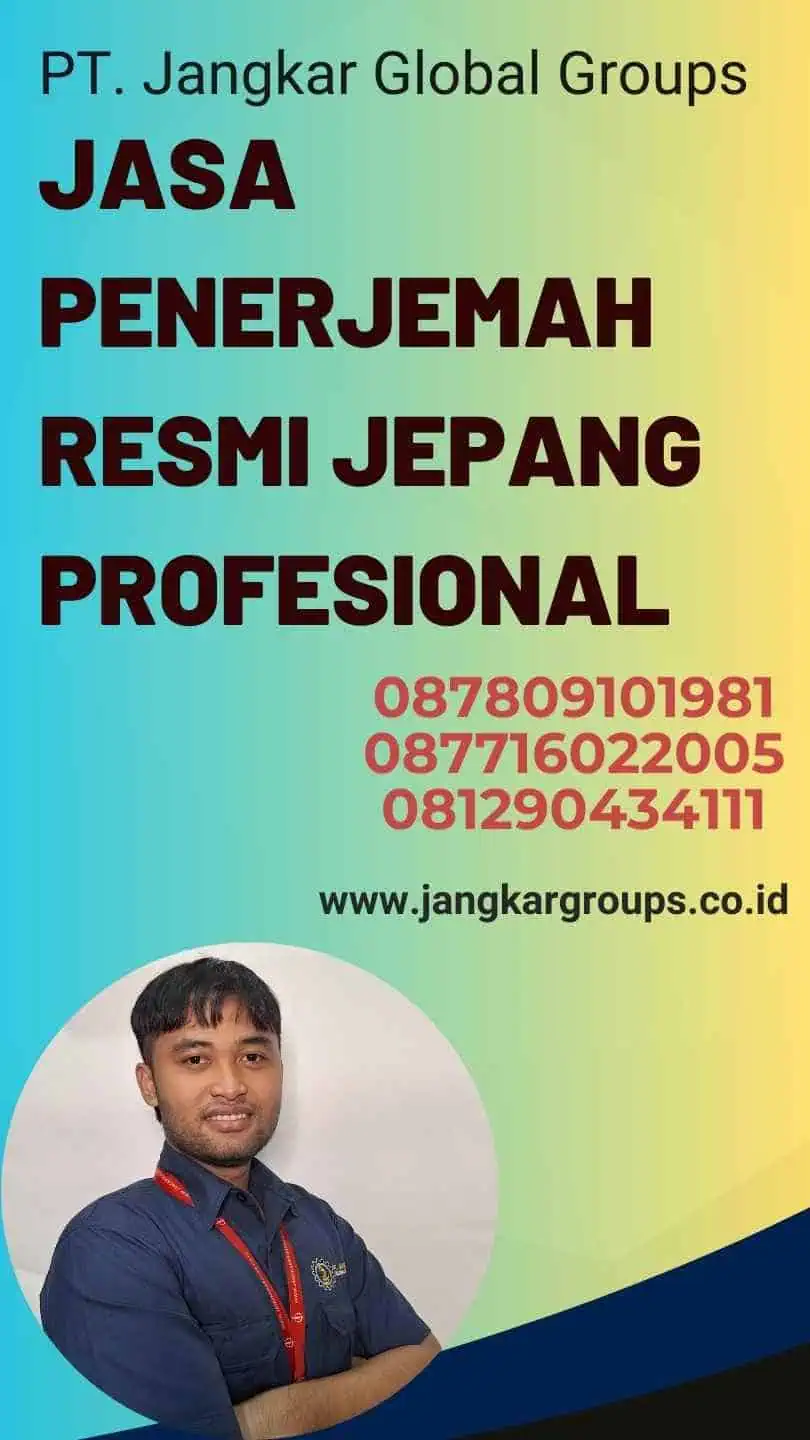 Jasa Penerjemah Resmi Jepang Profesional