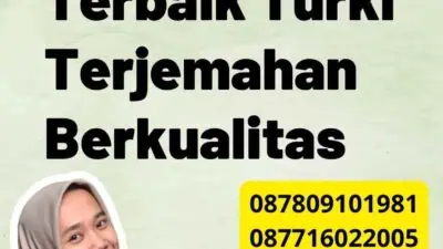 Jasa Penerjemah Terbaik Turki Terjemahan Berkualitas