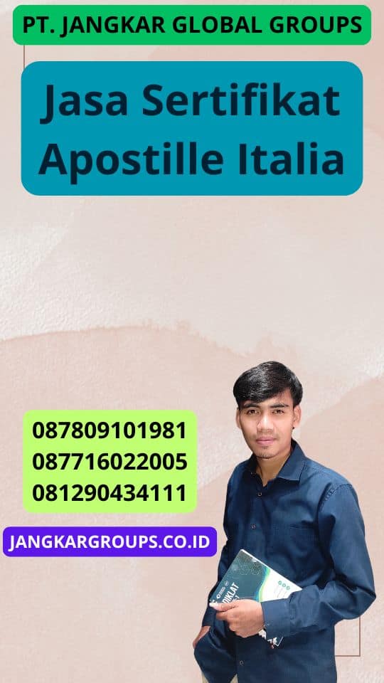 Jasa Sertifikat Apostille Italia