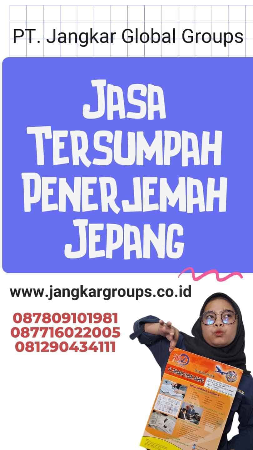 Jasa Tersumpah Penerjemah Jepang