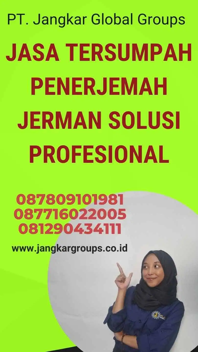 Jasa Tersumpah Penerjemah Jerman Solusi Profesional