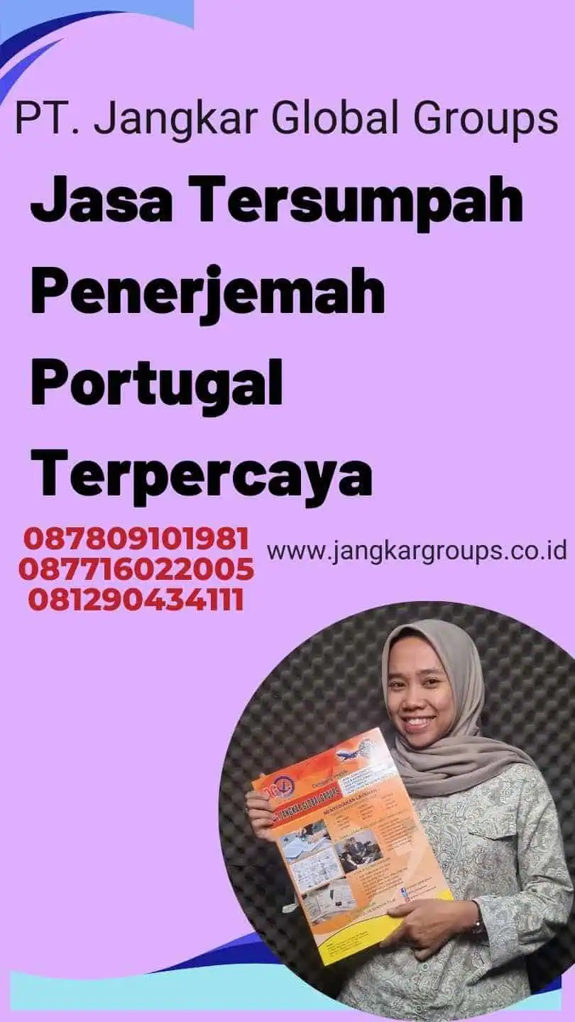 Jasa Tersumpah Penerjemah Portugal Terpercaya