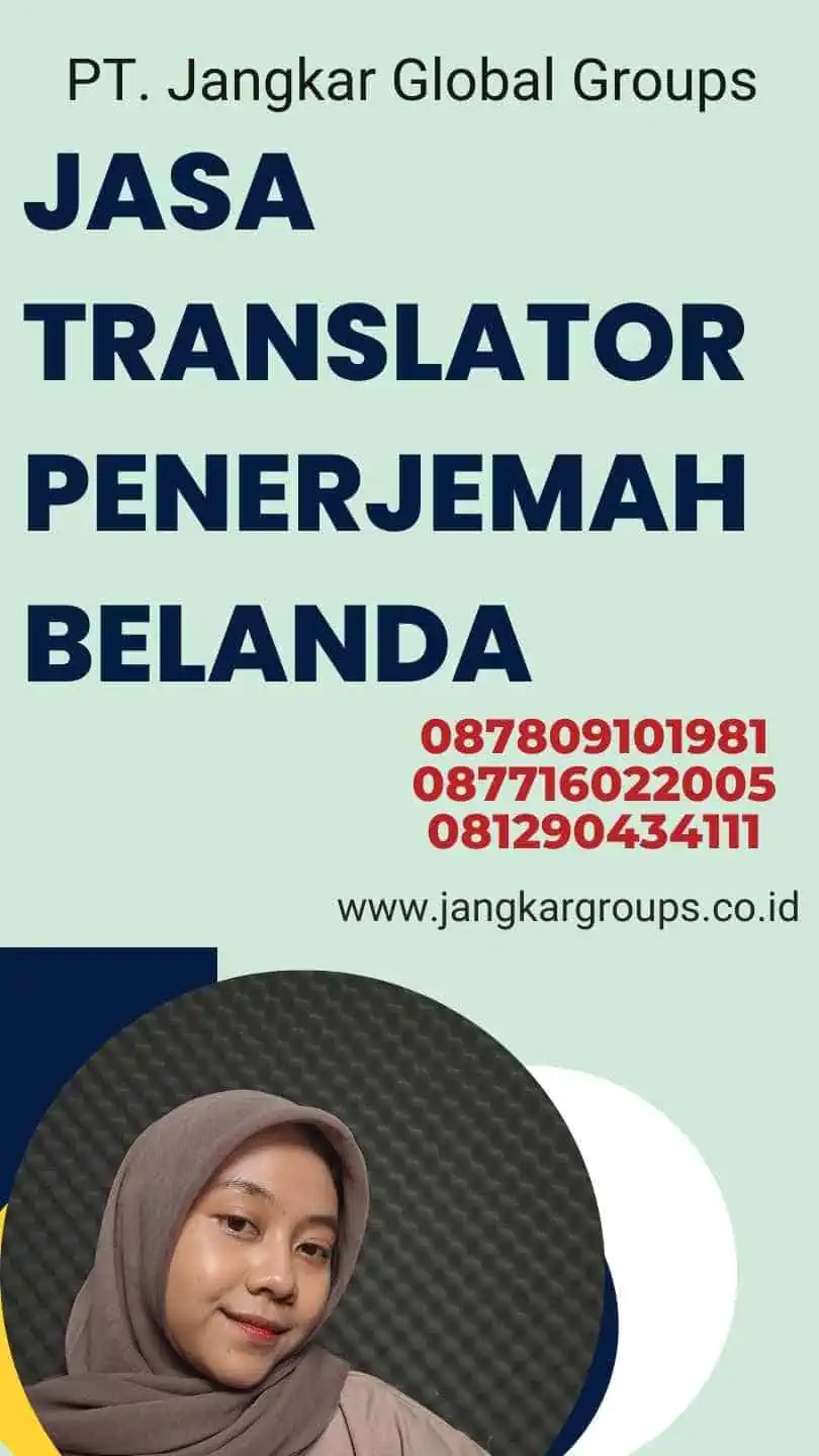 Jasa Translator Penerjemah Belanda