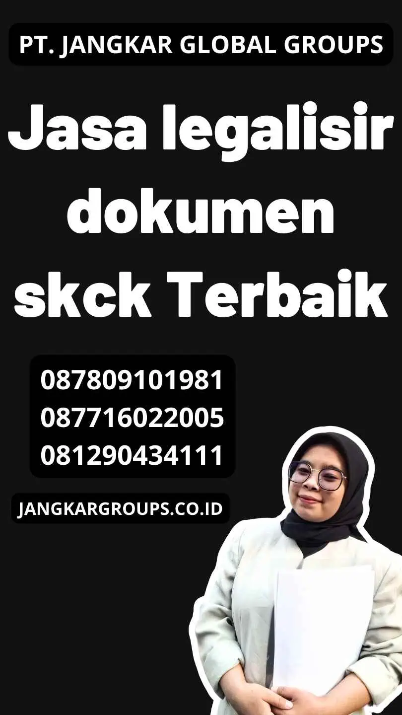 Jasa legalisir dokumen skck Terbaik