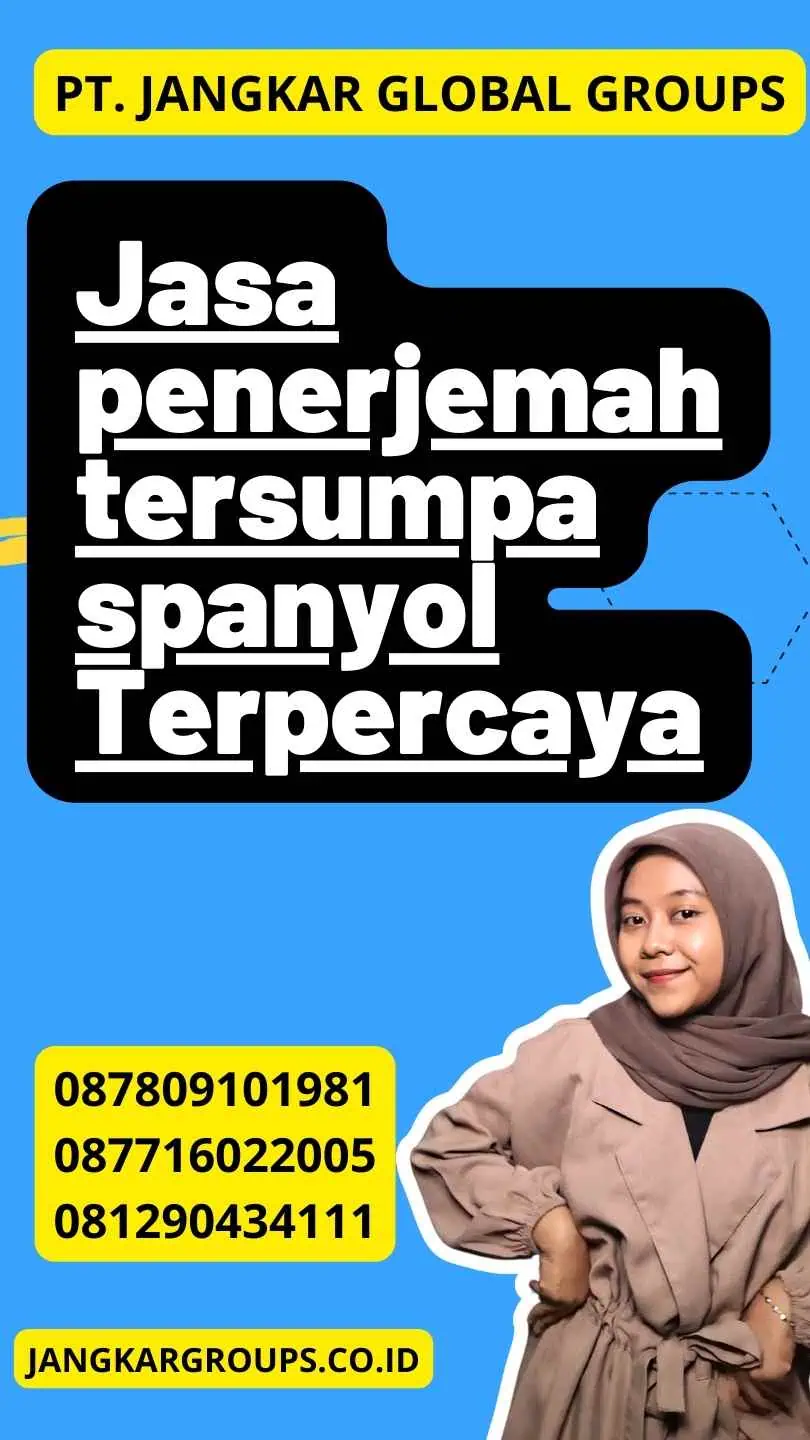 Jasa penerjemah tersumpa spanyol Terpercaya