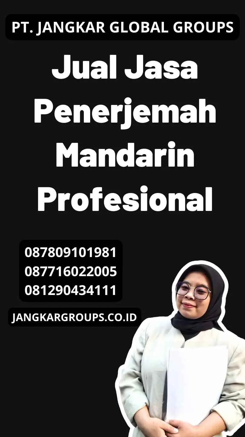 Jual Jasa Penerjemah Mandarin Profesional