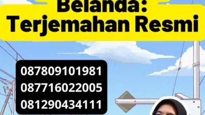 Kantor Penerjemah Tersumpah Belanda: Terjemahan Resmi