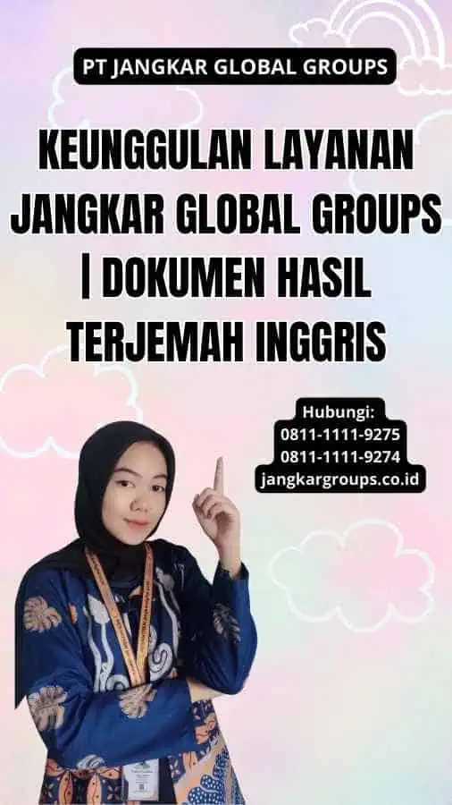 Keunggulan Layanan Jangkar Global Groups | Dokumen Hasil Terjemah Inggris